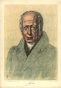 Vorschau Farbdruck nach Kreidezeichnung, Porträt, Wilhelm von Humboldt