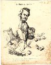 Vorschau Nr_015 Lithographie, Karikatur, Der Ministerial-Proletarier, (Dahlmann), 1848