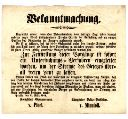 Vorschau Nr_152 Schriftplakat, Aufruf zu Ruhe und Ordnung,  Berlin, 15.03.1848