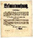Vorschau Nr_176 Schriftplakat, Wolfahrt der Armen, Berlin, März 1848