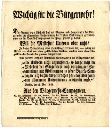 Vorschau Nr_238 Schriftplakat, Berliner Bürgerwehr, 02.05.1848