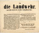 Vorschau Nr_272 Flugblatt zur Landwehr, Berlin, 18.05.1848