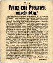 Vorschau Nr_285 Flugblatt, Prinz von Preußen, 22.05.1848
