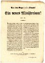 Vorschau Nr_341Flugblatt, Ministerium Auerswald-Hansemann, Berlin, Juni 1848