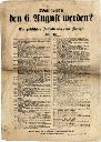 Vorschau Nr_381 Flugblatt, Satirische Huldigung des Reichsververwesers, Berlin, August 1848
