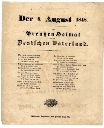 Vorschau Nr_385 Flugblatt, Preußens Versöhnung mit Deutschland, Berlin, August 1848